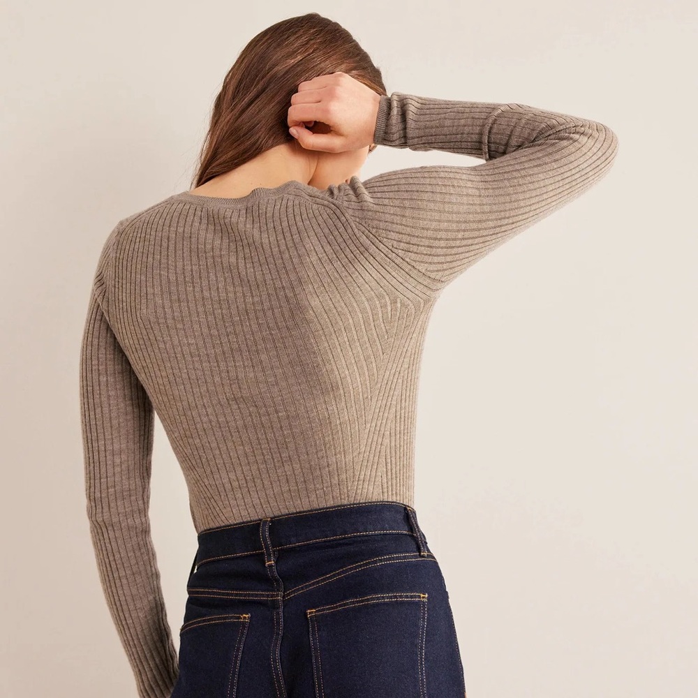 NWT Boden Ribbed Merino Sweater - Picture 3 of 10